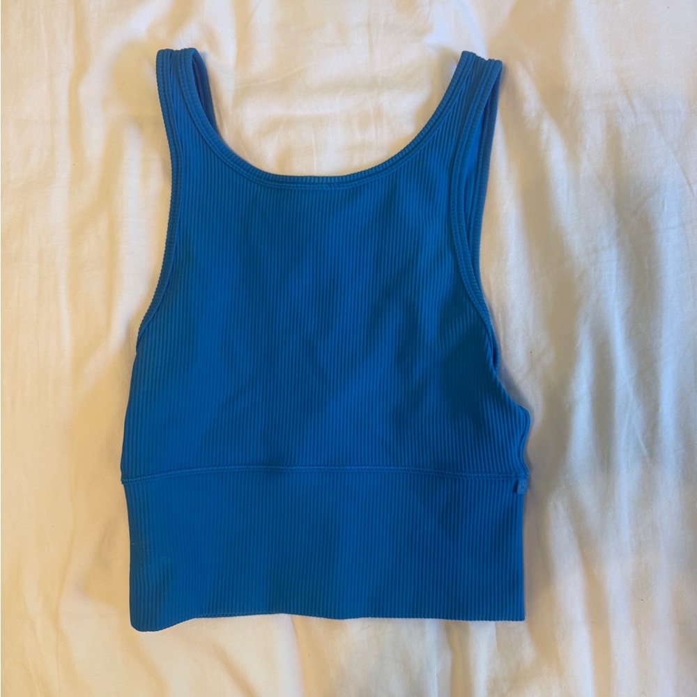 Lululemon Power Pivot Ribbed Tank - Poolside